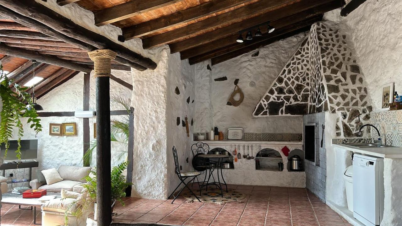 Casa Mara Casa Rural Con Terraza, Barbacoa Y Vistas Al Teide El Tanque Bagian luar foto